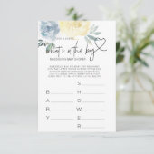 ベビーシャワーゲーム男の赤ちゃんシャワーでカード エンクロージャーカード (スタンド正面)