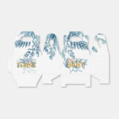 ベビーシャワーサファリアニマルズエキゾチックパーソナライズされた フェイバーボックス (折り畳みなし)