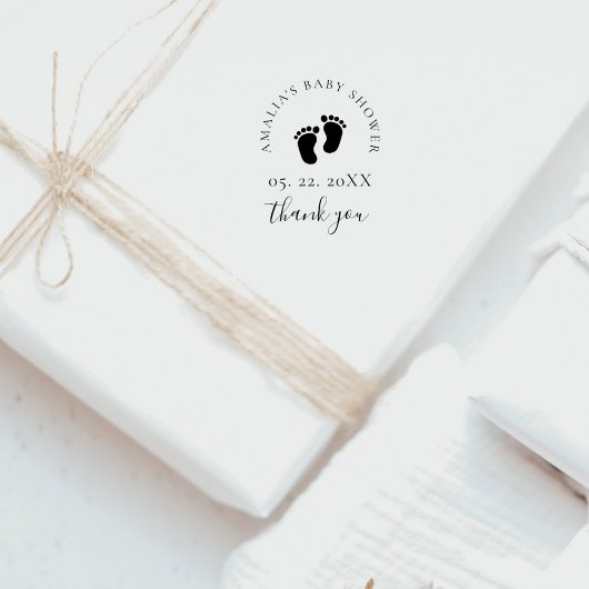 ベビーシャワーサンキューカスタム ラバースタンプ