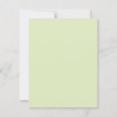 ベビーシャワーサンキューカードブルードルフィン サンキューカード (裏面)