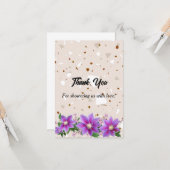 ベビーシャワーサンキューカード カード (正面/裏面インサイチュ)