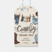 ベビーシャワーサンキューカード ギフトタグ (正面)