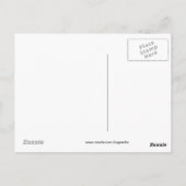 ベビーシャワーサンキューカード（女の子） ポストカード (裏面)