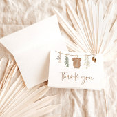 ベビーシャワーサンキューカード、男女兼用ベビー サンキューカード