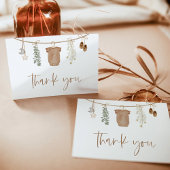 ベビーシャワーサンキューカード、男女兼用ベビー サンキューカード