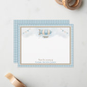 ベビーシャワーサンキューフラットノテカード ノートカード (正面/裏面インサイチュ)