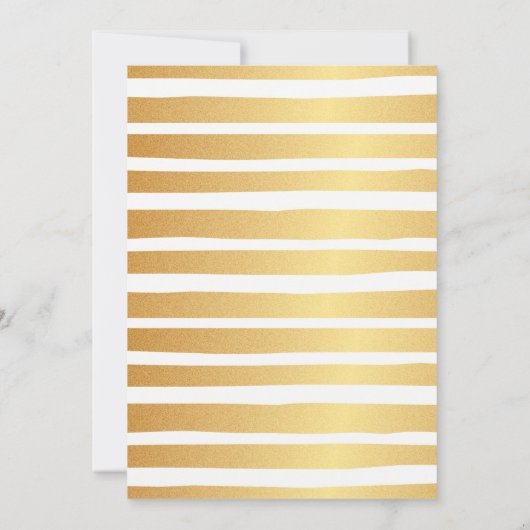 ベビーシャワーシックな水の色ボホフローラ羽 招待状 (裏面)