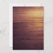 ベビーシャワーシュガー&スパイス&オールニース素朴 招待状 (裏面)