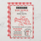 ベビーシャワーシーフードボイル招待状 招待状 (正面/裏面)