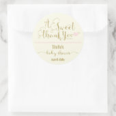 ベビーシャワーシール|あ感謝していりがとう ラウンドシール (バッグ)