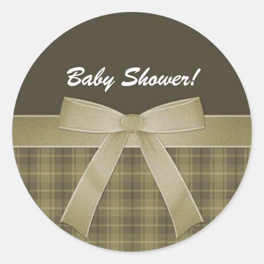 ベビーシャワーシール ラウンドシール (正面)