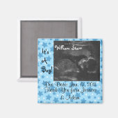 ベビーシャワージェシカとアダム マグネット (正面/裏面)