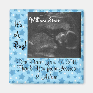 ベビーシャワージェシカとアダム マグネット