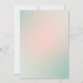 ベビーシャワージェンダー経腸招待状 招待状 (裏面)