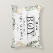 ベビーシャワージャングル動物植物学 アクセントクッション (正面(垂直))