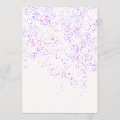 ベビーシャワースイーツ棒つきキャンデーアクティビティパーティーゲーム アドバイスカード (裏面)