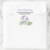 ベビーシャワーステッカー、ラベル、社会距離ベビー ラウンドシール (バッグ)