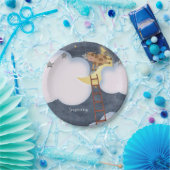 ベビーシャワーストーリーブック子供部屋ライムカスタムパーティー ペーパープレート (パーティー)