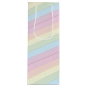 ベビーシャワースプリンクルレインドロップクラウド ワインギフトバッグ (正面)