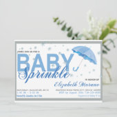ベビーシャワースプリンクル 招待状 (スタンド正面)