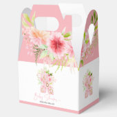 ベビーシャワータイポグラフィピンクアルファベットブロック フェイバーボックス (オープン)