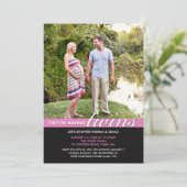 ベビーシャワーツインズフォト招待状 招待状 (スタンド正面)