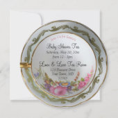 ベビーシャワーティーパーティの招待状 招待状 (正面)