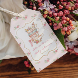 ベビーシャワーティーパーティー ギフトタグ