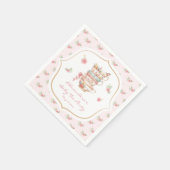 ベビーシャワーティーパーティー スタンダードカクテルナプキン (角)