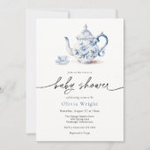 ベビーシャワーティーパーティー 招待状 (正面)