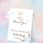 ベビーシャワーテディベアのパンパスグラス赤面フローラ フェイバーボックス