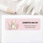 ベビーシャワーテディベア ラベル (インサイチュ)