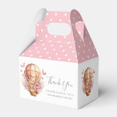 ベビーシャワーテディホットエアバルーンソフトピンクのお気に入り フェイバーボックス (裏面サイド)