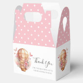 ベビーシャワーテディホットエアバルーンソフトピンクのお気に入り フェイバーボックス (オープン)