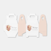 ベビーシャワーテディホットエアバルーンソフトピンク フェイバーボックス (折り畳みなし)