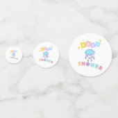 ベビーシャワーテーブル紙吹雪 コンフェッティ (裏面)