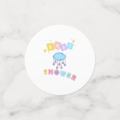 ベビーシャワーテーブル紙吹雪 コンフェッティ (スモール正面)