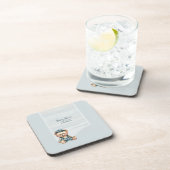 ベビーシャワーテーマ懸命プラスチックコースター コースター (右側)