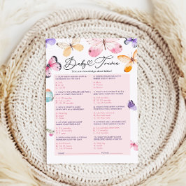 ベビーシャワートリビアゲーム