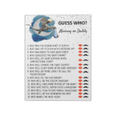 ベビーシャワードラゴンリトルナイト当てクイズゲーム ノートパッド (回転)