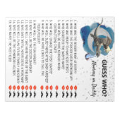 ベビーシャワードラゴンリトルナイト当てクイズゲーム ノートパッド (正面)