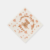 ベビーシャワーナプキン スタンダードカクテルナプキン (角)