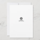 ベビーシャワーハイビスカスフラワーズ招待状 招待状 (裏面)