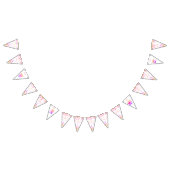 ベビーシャワーハート バンティングフラッグ (全)