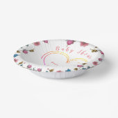 ベビーシャワーハート ペーパーボウル (傾斜あり)