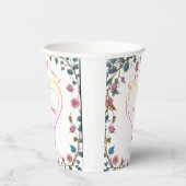 ベビーシャワーハート 紙コップ (右)