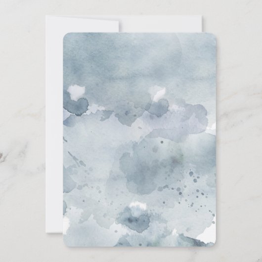 ベビーシャワーバイメールイエローローズフローラ 招待状 (裏面)