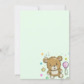 ベビーシャワーバイメール招待状 招待状 (裏面)