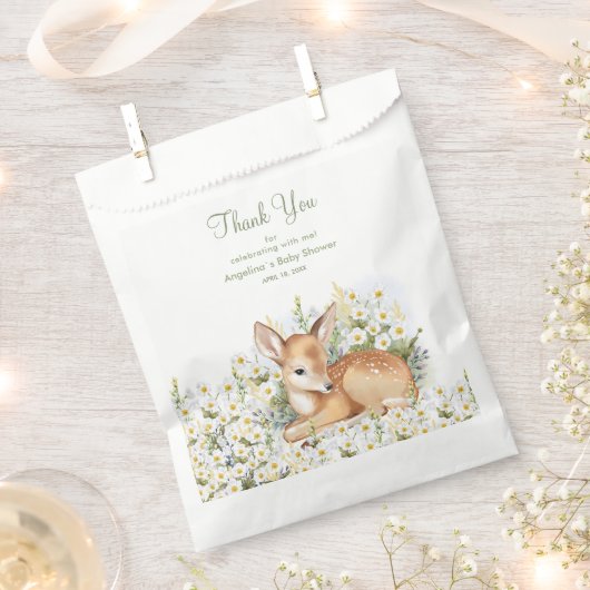 ベビーシャワーバッグ フェイバーバッグ (クリップ留めされた状態)