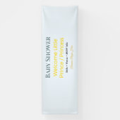 ベビーシャワーバナー | 夢がここから始まる 横断幕 (縦)